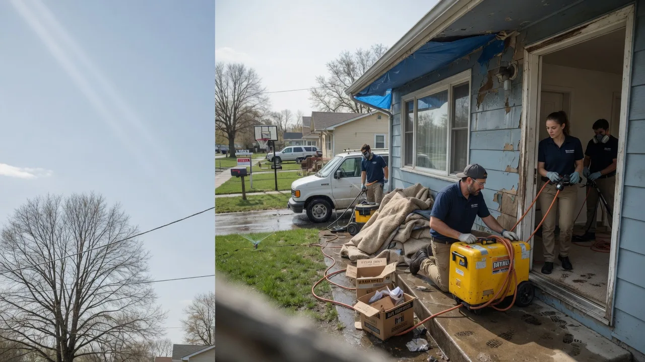 Basement Flood Cleanup in Petrolia, TX near me